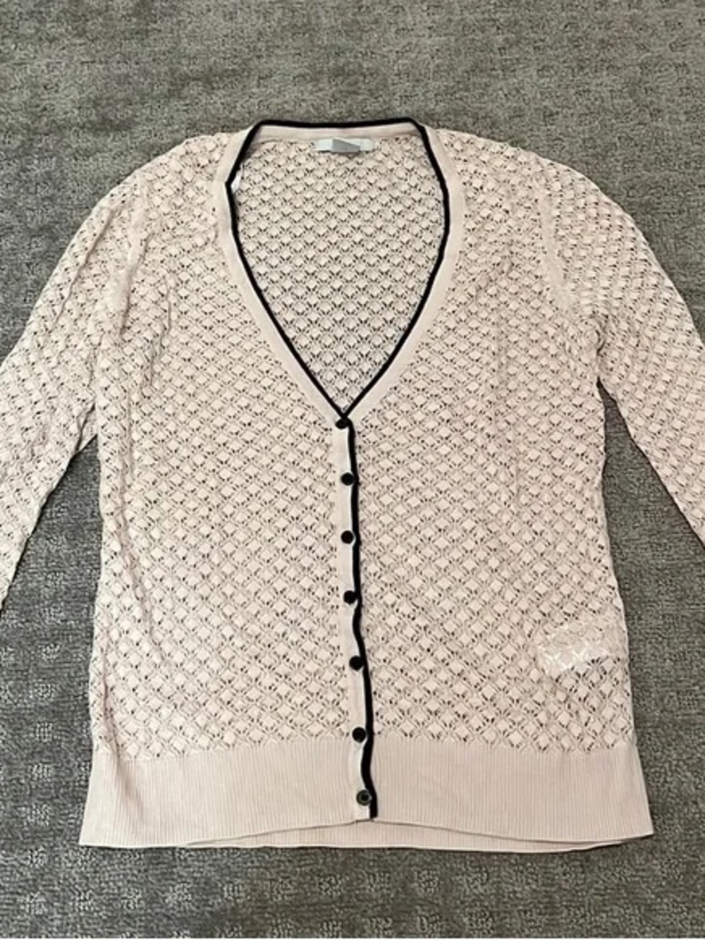 H&M Beige Lace Cardigan